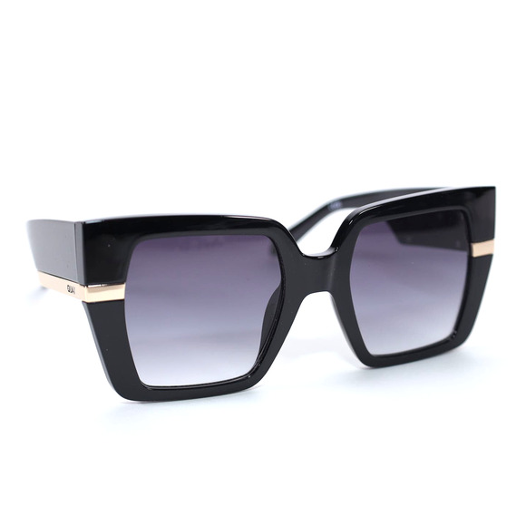 Quay Australia NOTORIOUS Oversized Womens Sunglasses - Black/Smoke - NWT - Picture 6 of 11